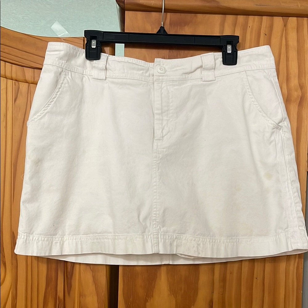 DOCKERS SKORTS SHORTS WOMENS SIZE 10 WHITE 4-POCKETS SPORTY GOLF COTTAGE CORE